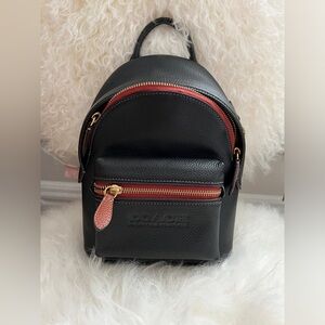 Coach Charter Backpack Black, Brown And Red NWOT
